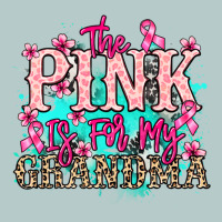 The Pink Is For My Grandma Cancer Awareness Heavy Core Tee | Teevron