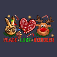 Peace Love Reindeer Christmas Long Sleeve Tee | Teevron