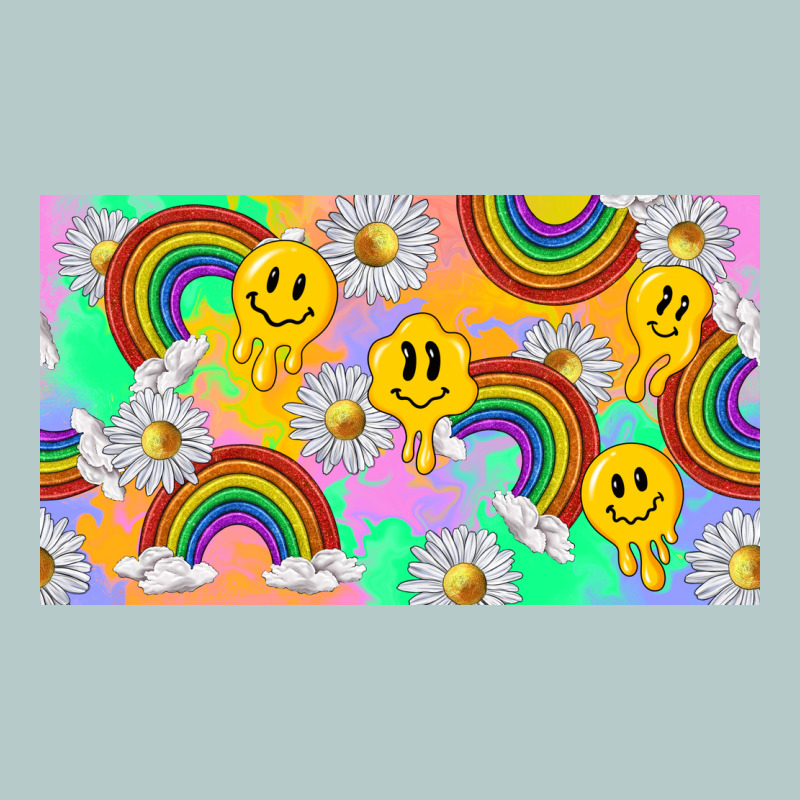 Smile Faces And Rainbow And Daisys Heavy Core Tee by TumblerDesignByShophia | Teevron