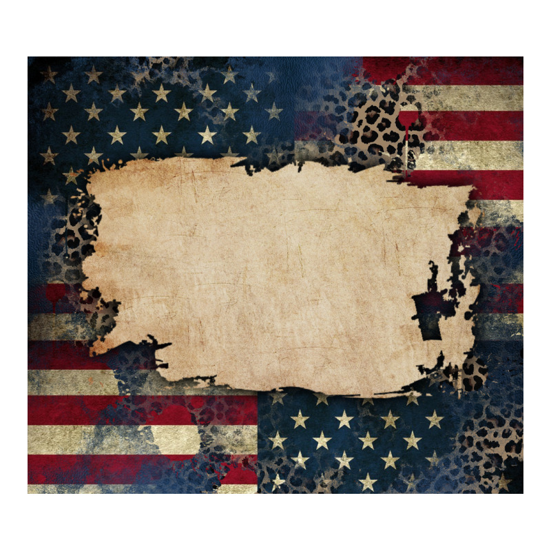 American Flag Add Your Text Premium Tee by CowGirlArtShop | Teevron