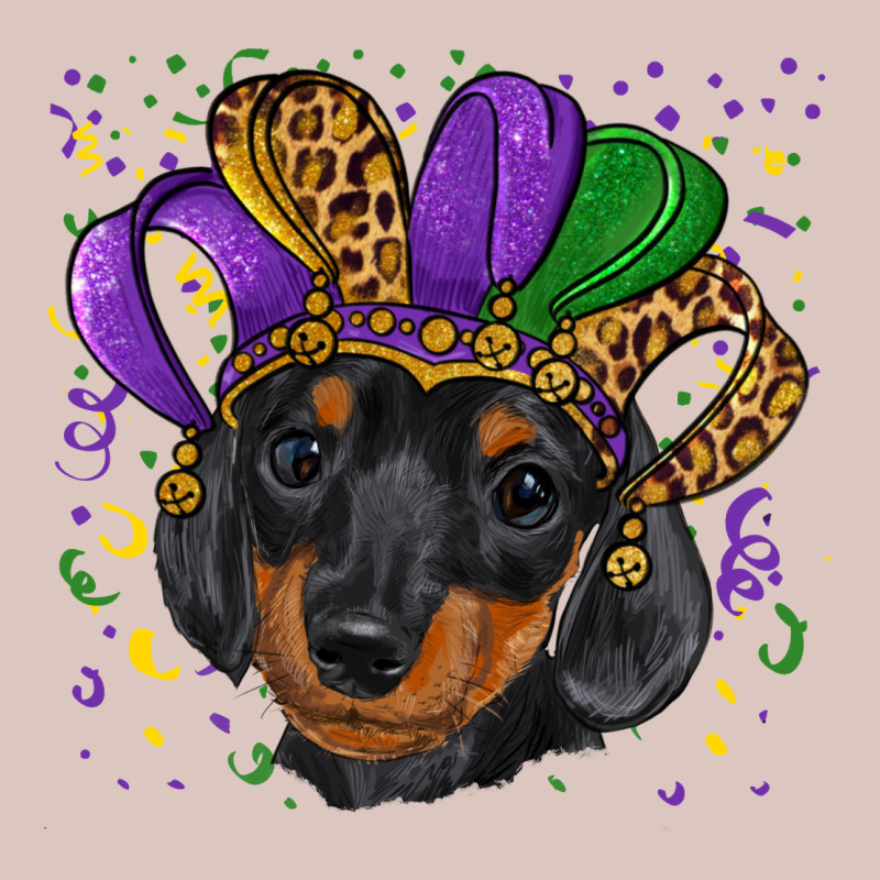 Mardi Gras Hat Dachshund Puppy Premium Hoodie by RanaPortraitStore | Teevron