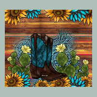 Boot Cactus Sunflower Gemstone Heavyweight Hoodie | Teevron