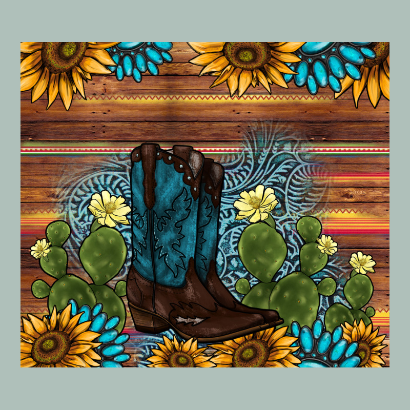 Boot Cactus Sunflower Gemstone Heavyweight Hoodie by AdoDesignShop | Teevron