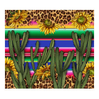 western desert with leopard and sunflowers tumbler tbs | Teevron