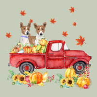 Basenji Pumpkin Truck Fall Leaf Thanksgiving Halloween Ladies Tee | Teevron