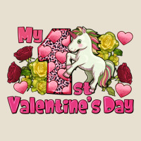My First Valentine's Day Unicorn Urban Heavy Tee | Teevron