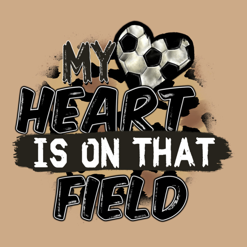 My Heart Is On That Field Soccer Vintage Hoodie by FaDigitalArtStudio | Teevron