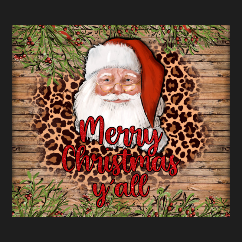 Santa Merry Christmas Y'all Heavyweight Hoodie by AdoDesignShop | Teevron