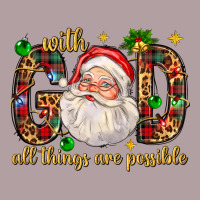 With God All Things Are Possible With Santa Claus Bbs Vintage Hoodie | Teevron