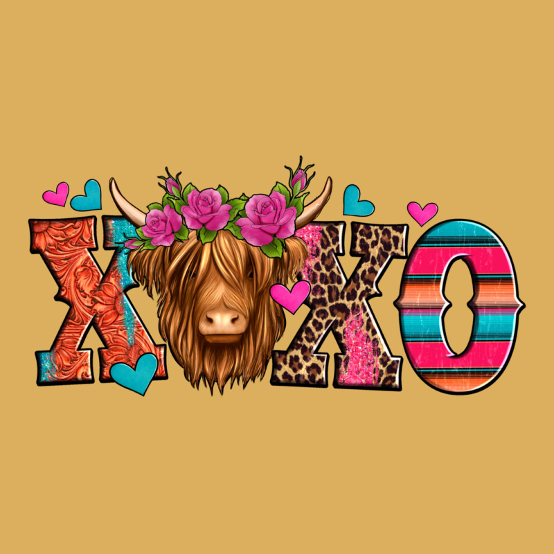 Xoxo Valentine's Day Highland Cow Premium Hoodie by Jasminsmagicworld | Teevron
