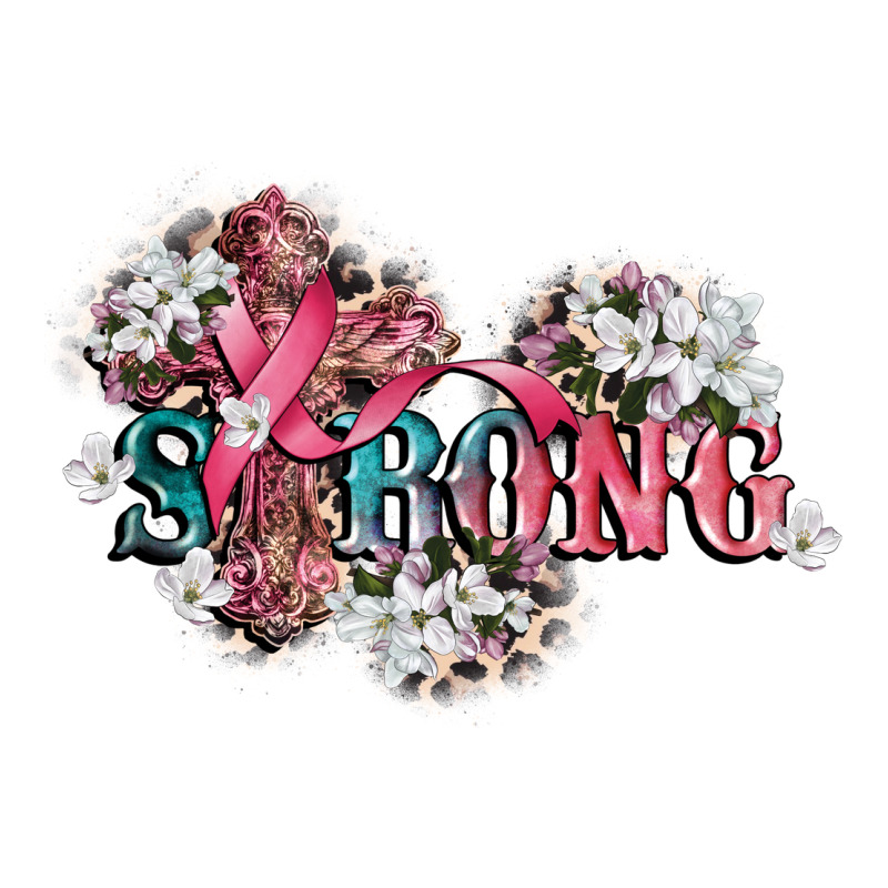 Strong Cancer Awareness Premium Tee by CowGirlArtShop | Teevron