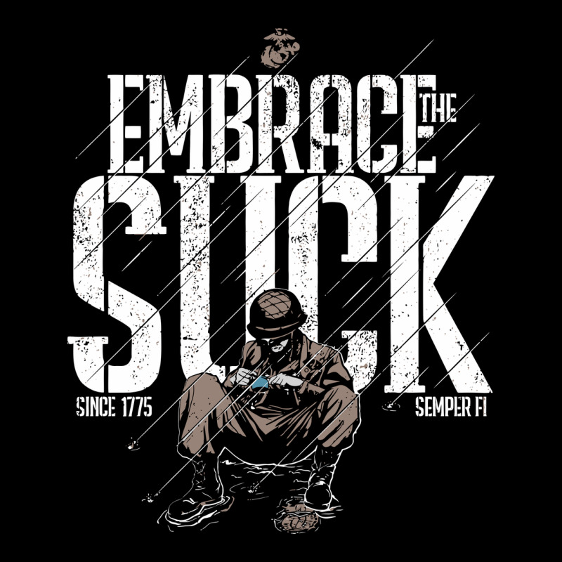 Embrace The Suck Vintage Ladies Tee by linhVisuals | Teevron