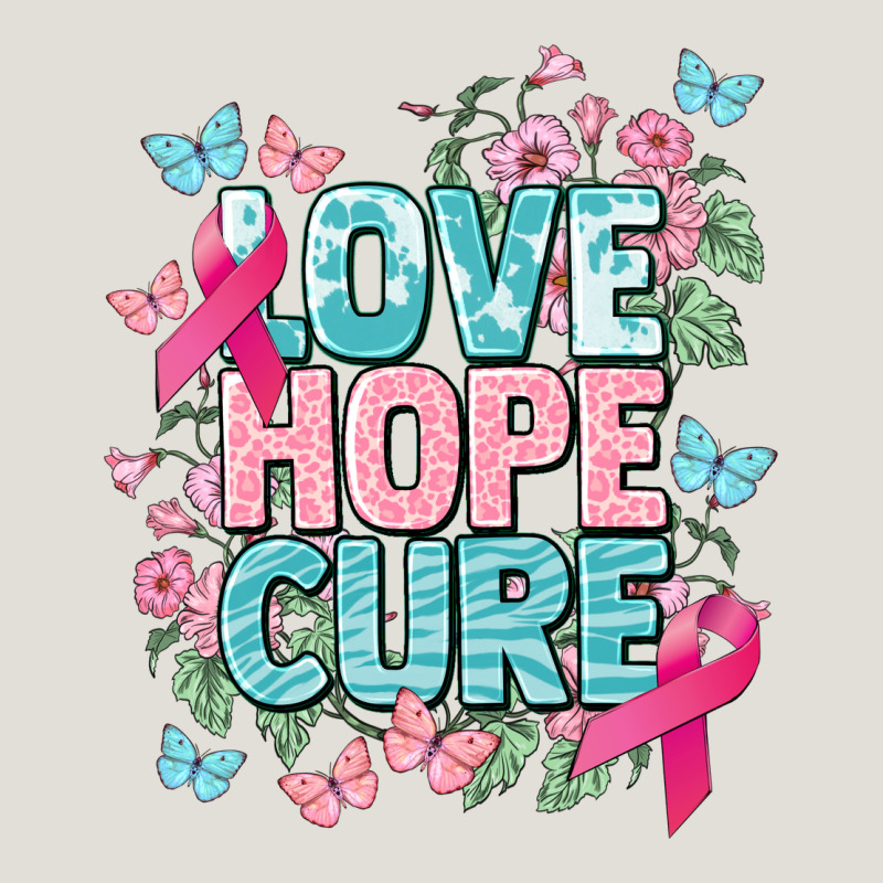 Love Hope Cure Cancer Awareness Heavy Core Tee by HowdyJamesFarm | Teevron