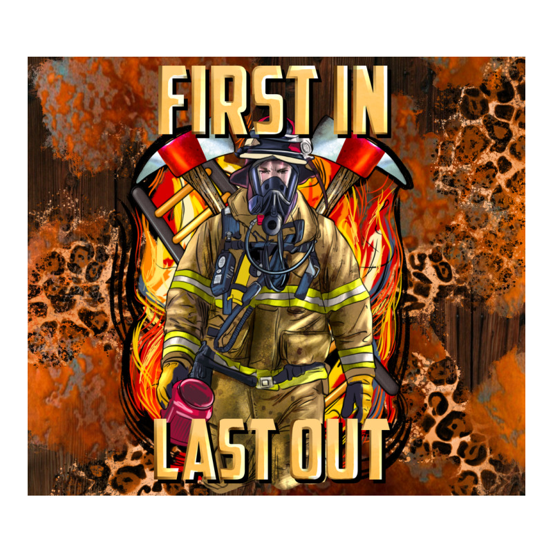 First In Last Out Firefighter Zipper Hoodie by AdoDesignShop | Teevron