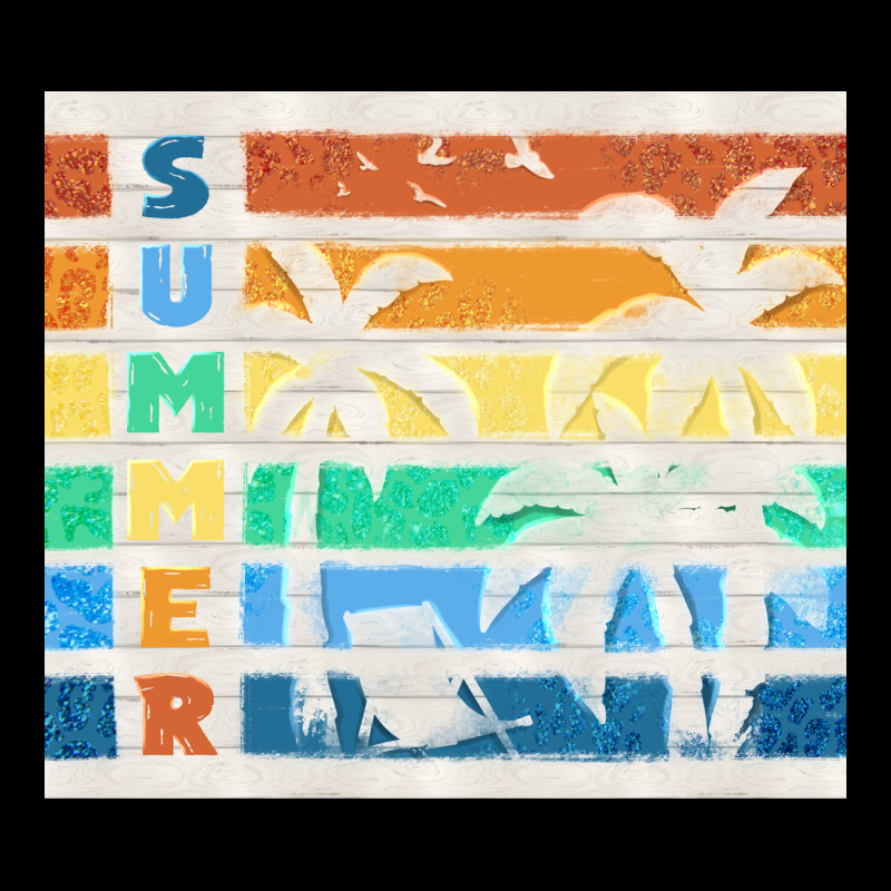 Retro Summer Heavy Core Tee by TumblerDesignByShophia | Teevron