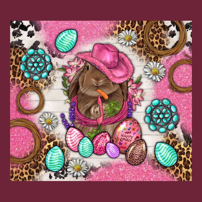 Cowboy Bunny Easter Tumbler Long Sleeve Tee by BundleAndBundleShop | Teevron