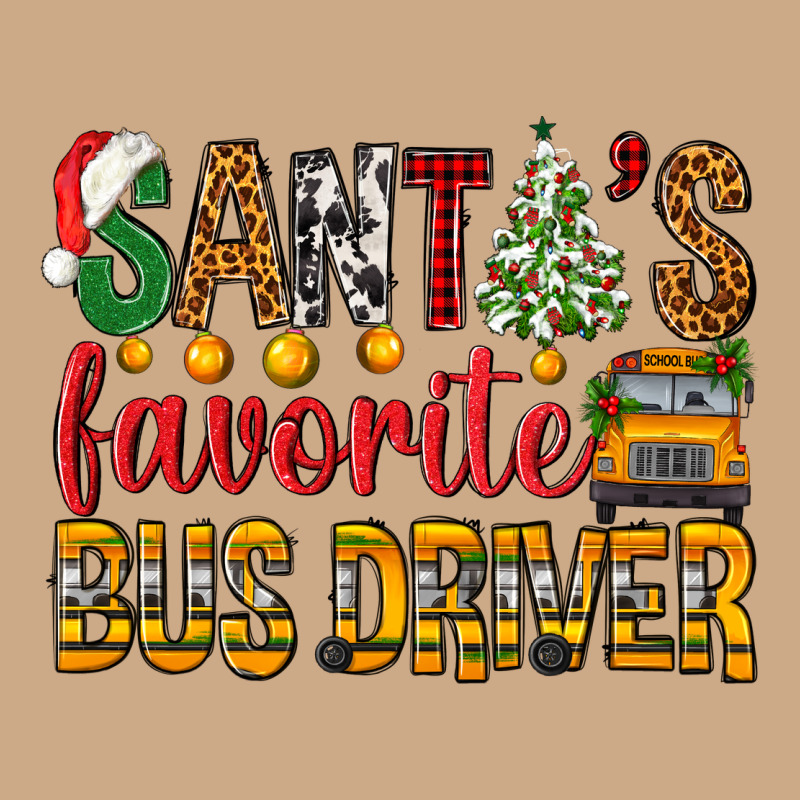 Santa's Favorite Bus Driver Vintage Hoodie by BundleAndBundleShop | Teevron