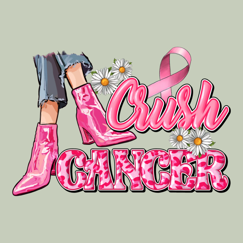 Crush Cancer Ladies Tee by CowGirlArtShop | Teevron