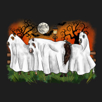 Ghost Horses Halloween Classic Tee | Teevron