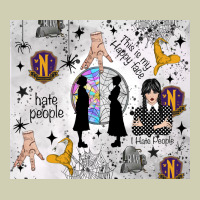Gothic Girl And Colorful Girl Heavy Core Tee | Teevron