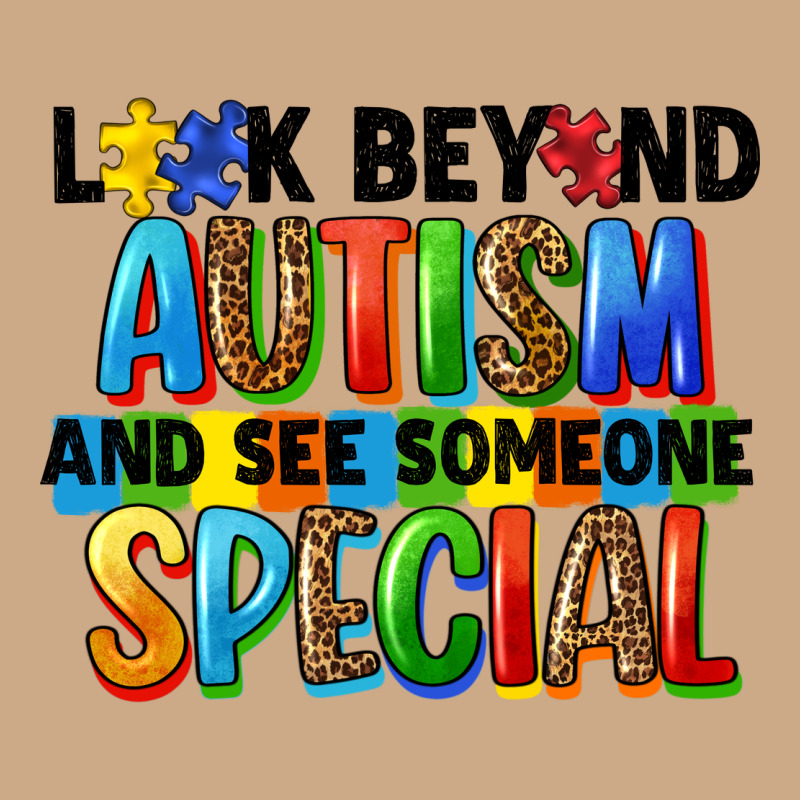 Look Beyond Autism And See Someone Special Vintage Hoodie by FaDigitalArtStudio | Teevron
