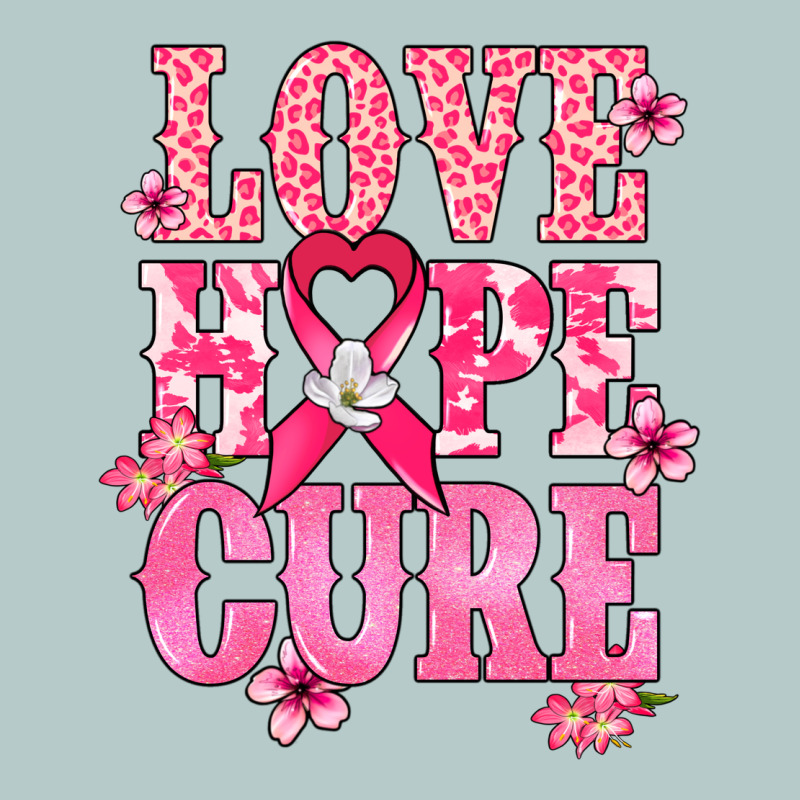 Love Hope Cure Cancer Awareness Heavy Core Tee by HowdyJamesFarm | Teevron