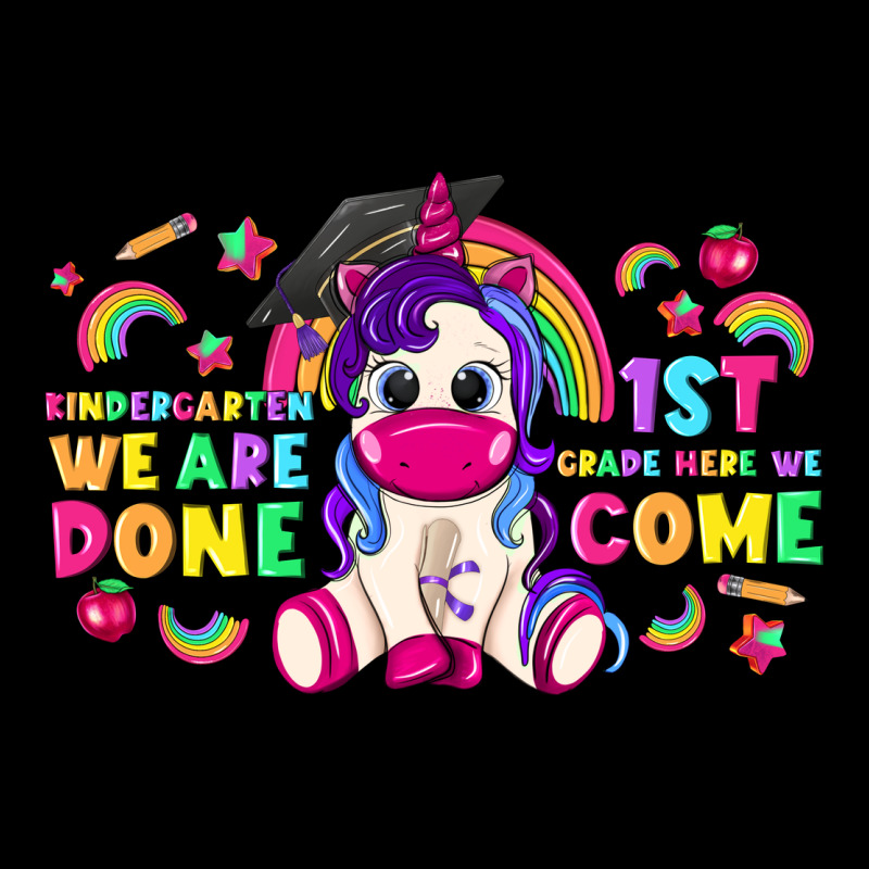 Kindergarten We Are Done 1st Here We Come With Uni Heavy Core Tee by RanaPortraitStore | Teevron