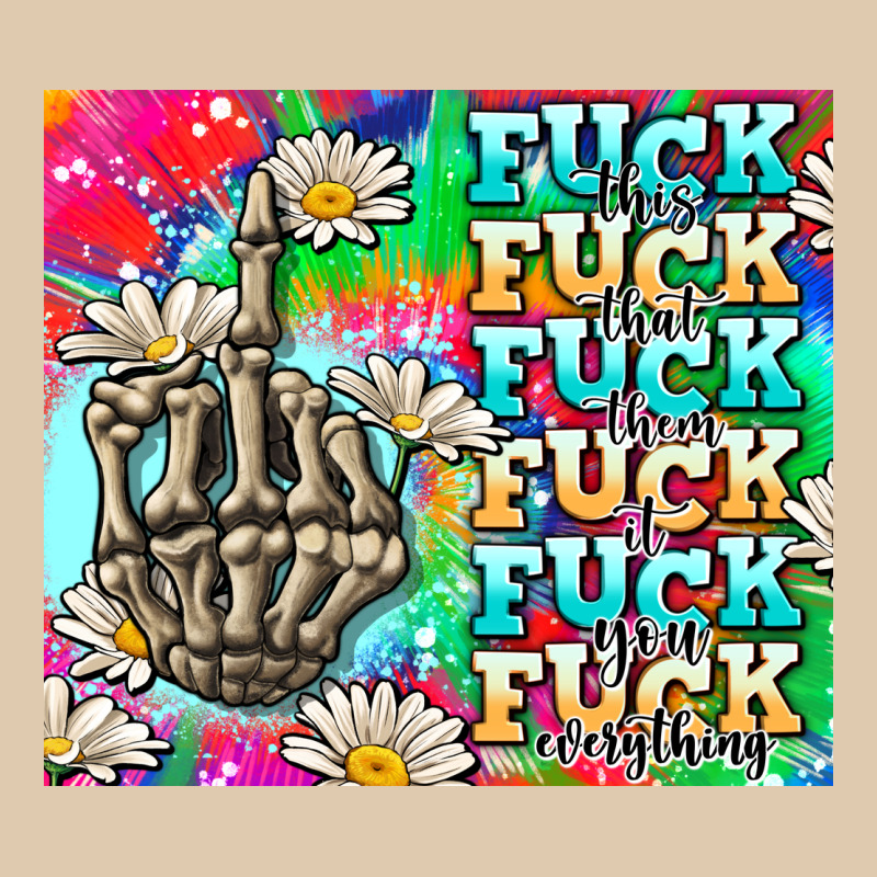 Fuck Everything Skeletons Heavyweight Sweatshirt by AdoDesignShop | Teevron