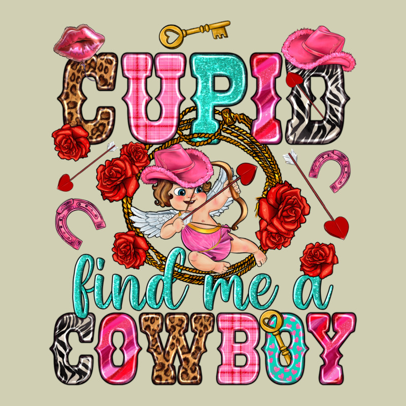 Cupid Find Me A Cowboy Valentine's Day Heavy Core Tee by HowdyJamesFarm | Teevron