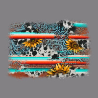 Serape Cowhide Sunflower Background Heavyweight Hoodie | Teevron