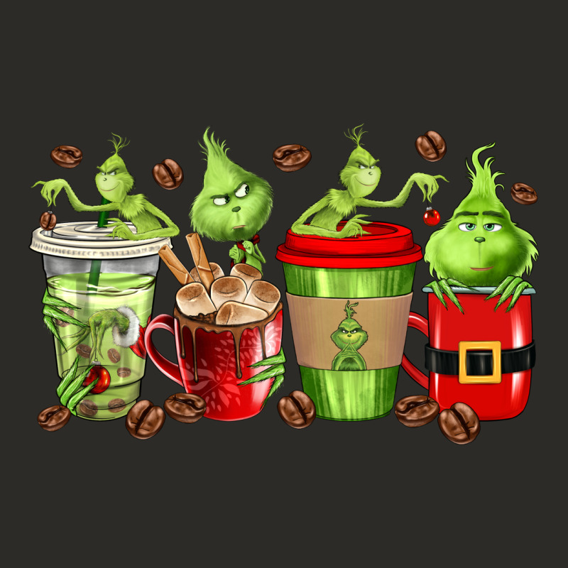 Grinch Coffee Cups Heavy Core Tee by texasbilliewilder | Teevron