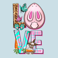 Love Rabbit Easter Day Ladies Tee | Teevron
