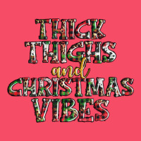 Thick Thighs And Christmas Vibes Premium Sweatshirt | Teevron
