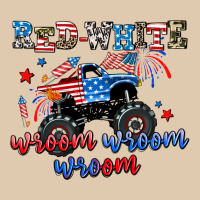 Red White Wroom Wroom Wroom Heavyweight Sweatshirt | Teevron