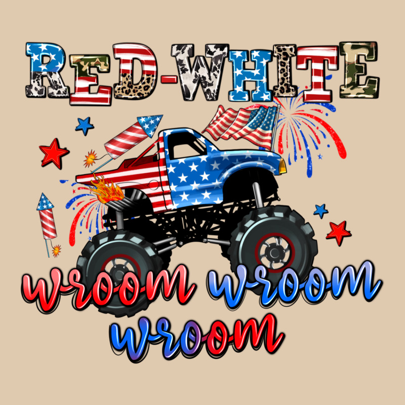 Red White Wroom Wroom Wroom Heavyweight Sweatshirt by AdoDesignShop | Teevron