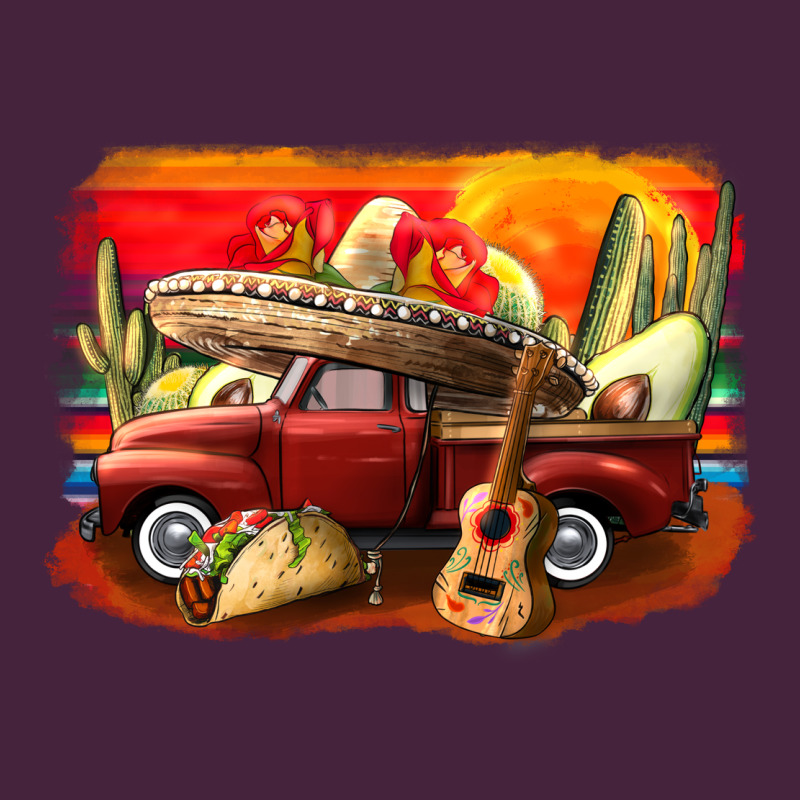 Mexican Cinco De Mayo Truck Premium Tee by CowGirlArtShop | Teevron