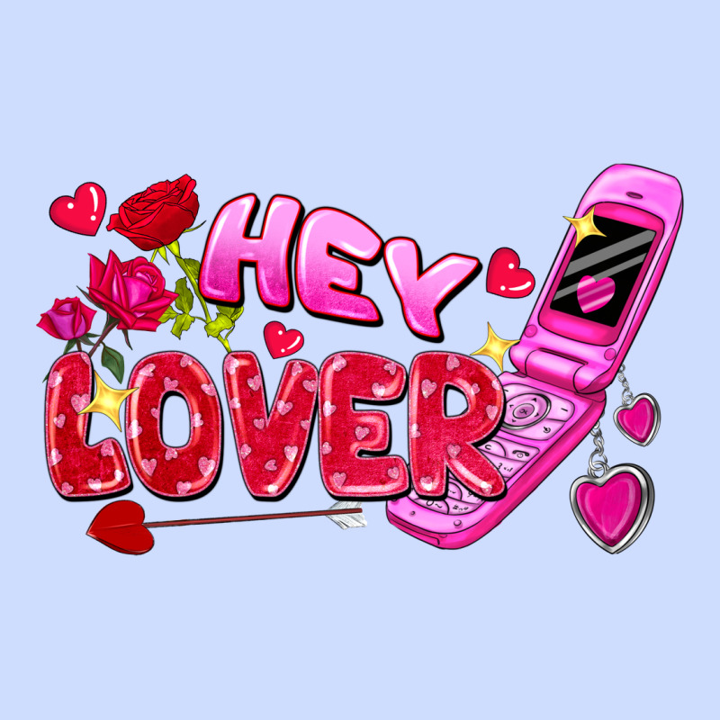 Hey Lover Flip Phone Valentine's Day Urban Heavy Tee by FaDigitalArtStudio | Teevron