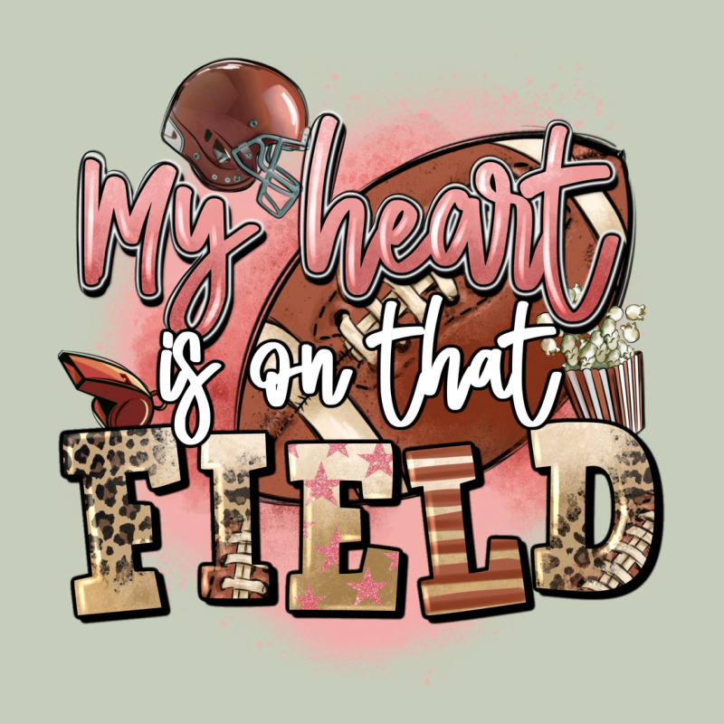 My Heart Is On That Field Long Sleeve Tee by FaDigitalArtStudio | Teevron