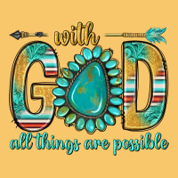 With God All Things Are Possible With Turquoise Gemstone Bbs Vintage Hoodie | Teevron