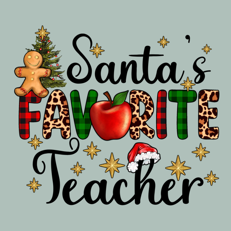 Santa's Favorite Teacher Heavyweight Hoodie by AdoDesignShop | Teevron
