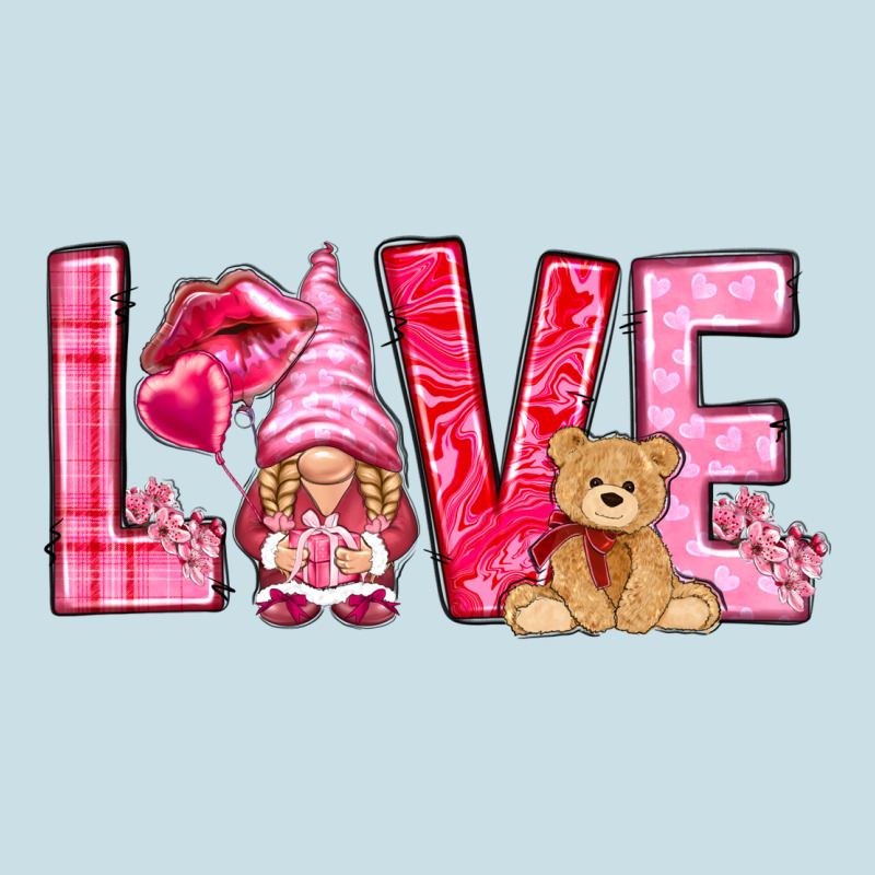 Love With Gnome Valentine's Day Ladies Tee by HowdyJamesFarm | Teevron