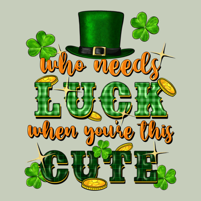 Who Needs Luck When You're This Cute Long Sleeve Tee by FaDigitalArtStudio | Teevron