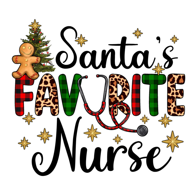 Santa's Favorite Nurse Heavyweight Hoodie by AdoDesignShop | Teevron