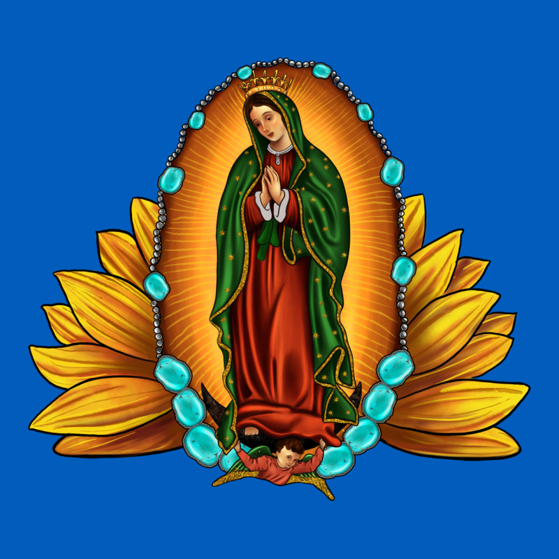 Sunflower Our Lady Of Guadalupe Urban Hoodie by JahusDesignShop | Teevron