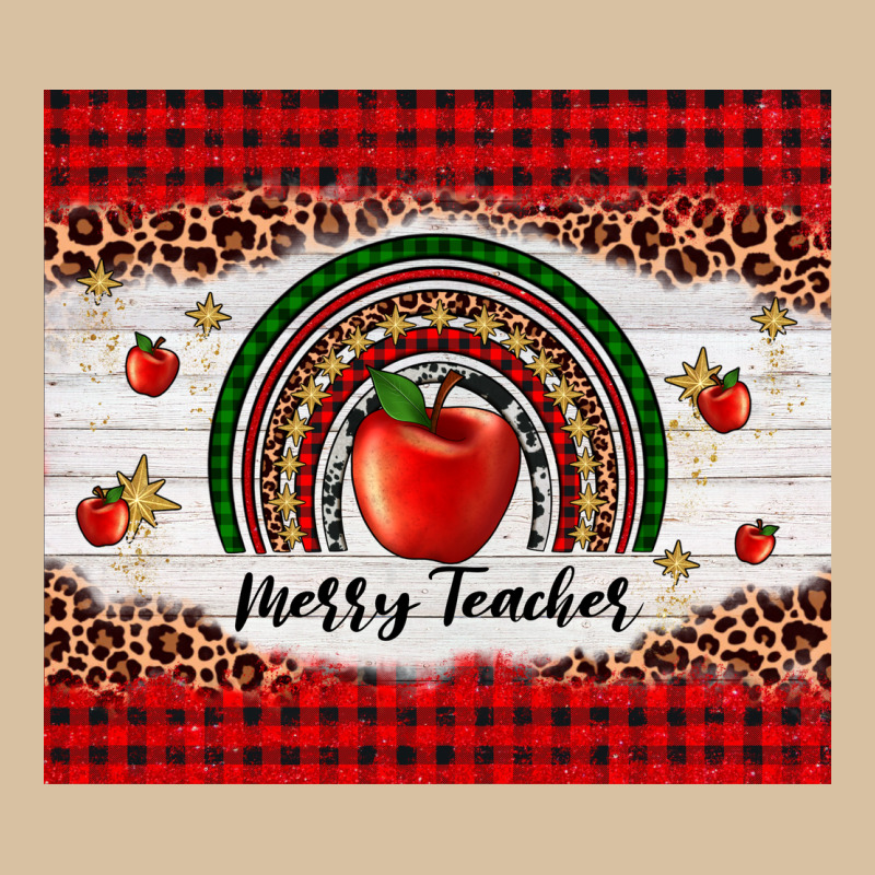 Merry Teacher Heavyweight Hoodie by AdoDesignShop | Teevron