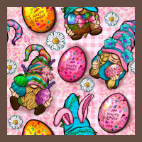 Easter Gnomies Seamless Pattern Long Sleeve Tee | Teevron