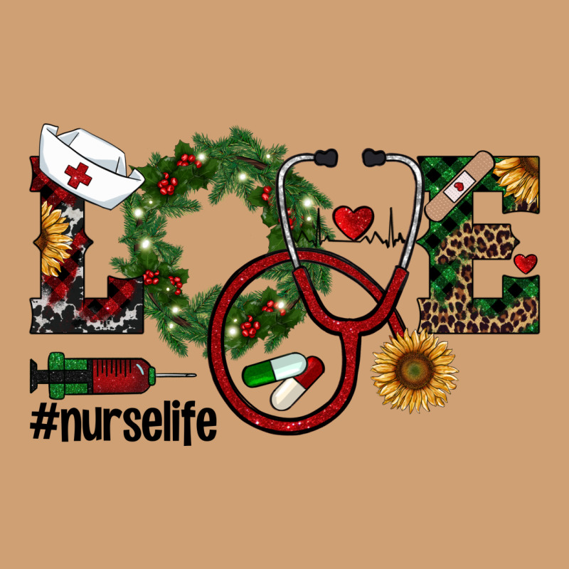 Christmas Love Nurselife Vintage Tee by RanaPortraitStore | Teevron