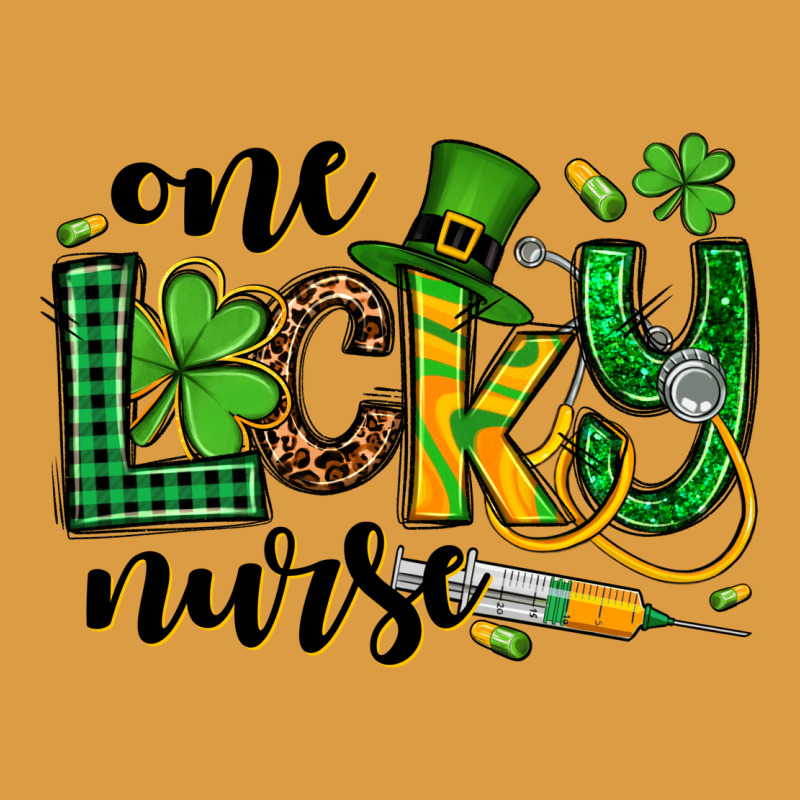 St. Patrick's Day One Lucky Nurse Urban Heavy Tee by OliviaCreatesArt | Teevron