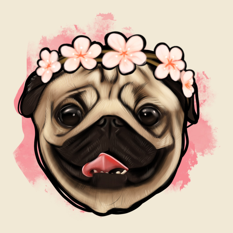 Pug Floral Premium Tee by Jasminsmagicworld | Teevron