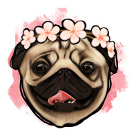 pug floral | Teevron